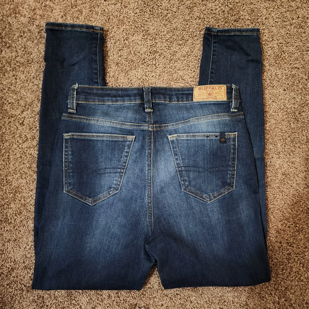Buffalo Jeans Skylar Skinny High-Rise Blue Dark Wash 29 - Picture 7 of 9